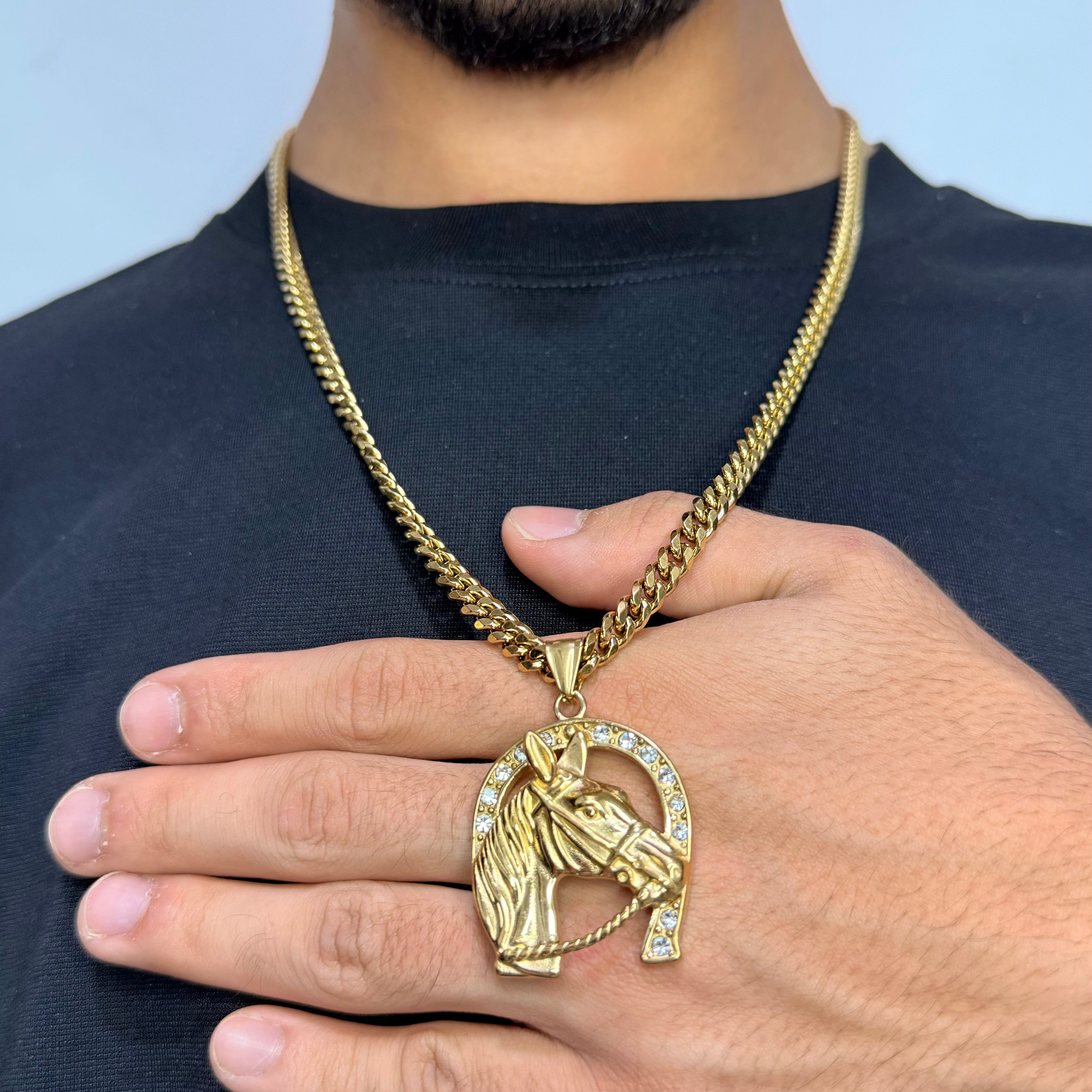 Dije Caballo Con Piedras