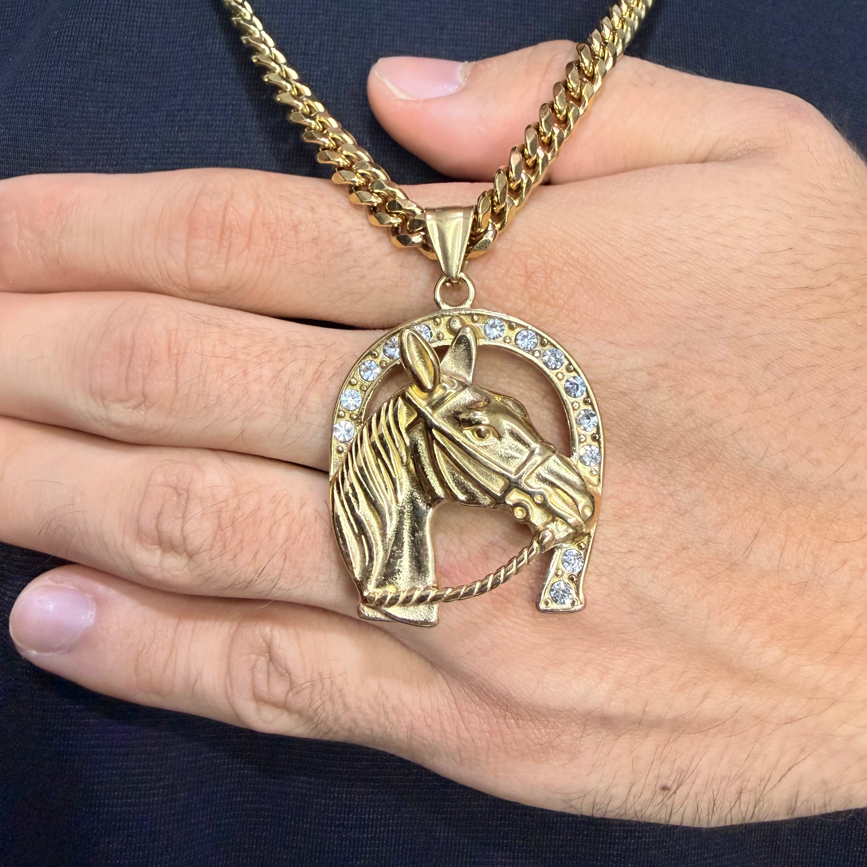 Dije Caballo Con Piedras