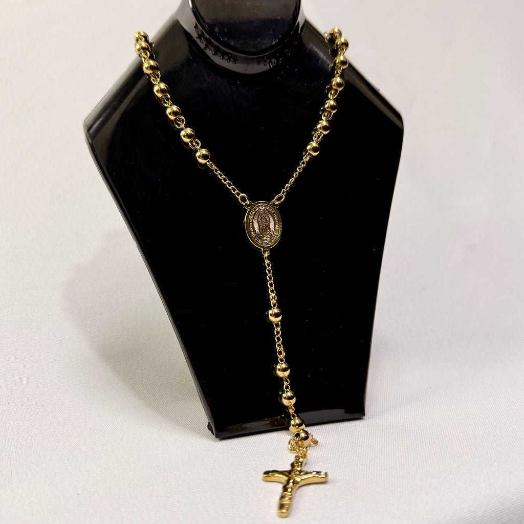 Camándula Con Balines Diamantados