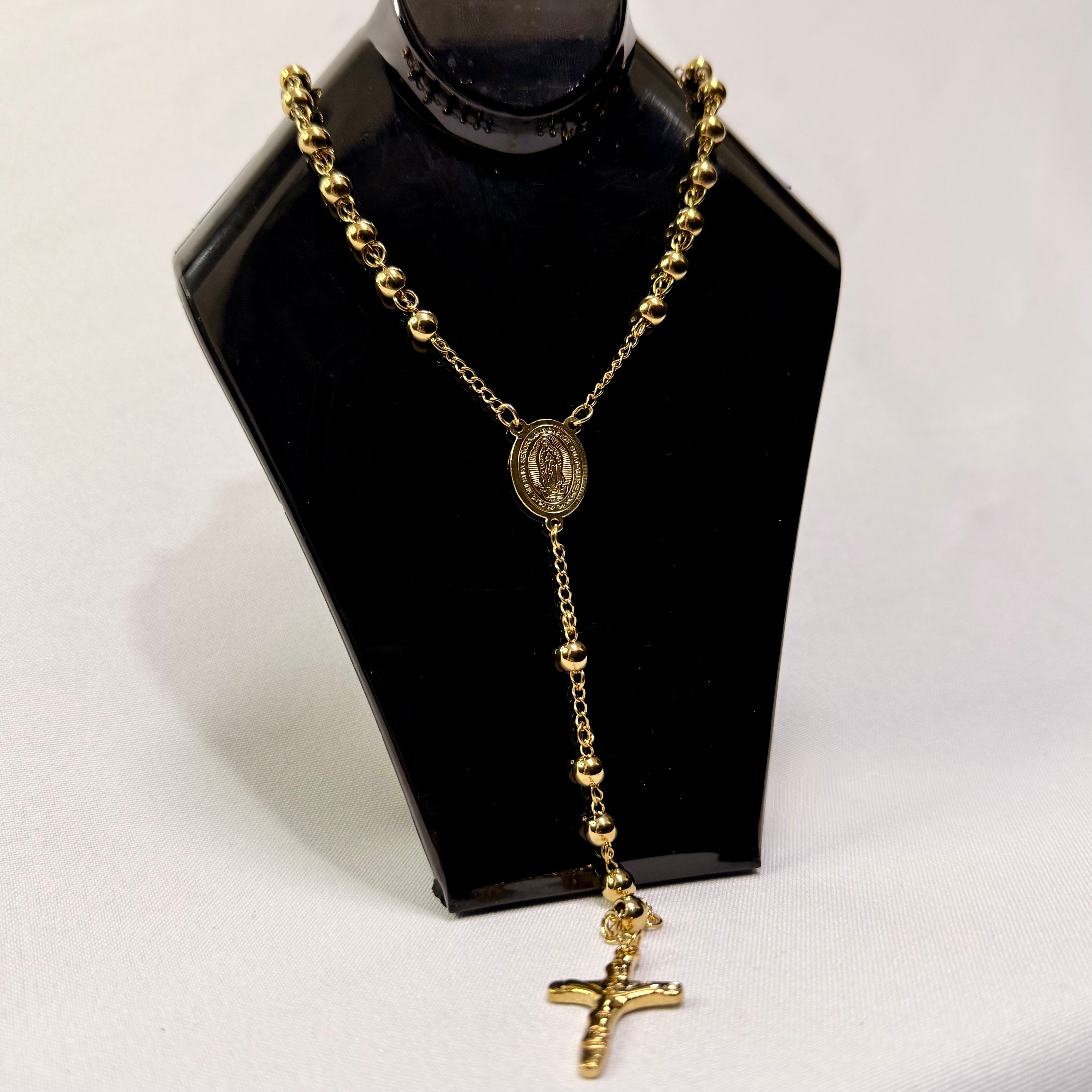 Camándula Con Balines Diamantados