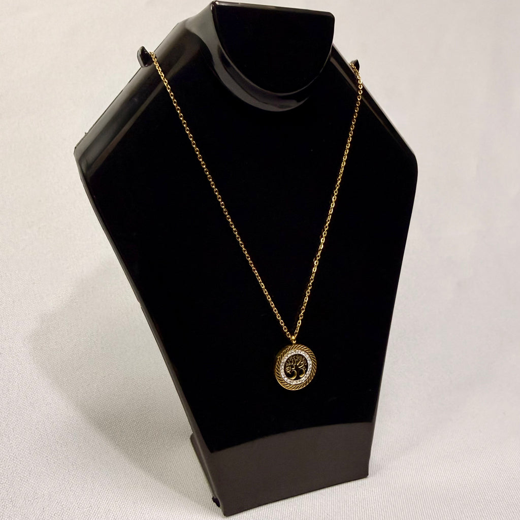 Cadena Aros Mujer + Dije Arbol De Vida