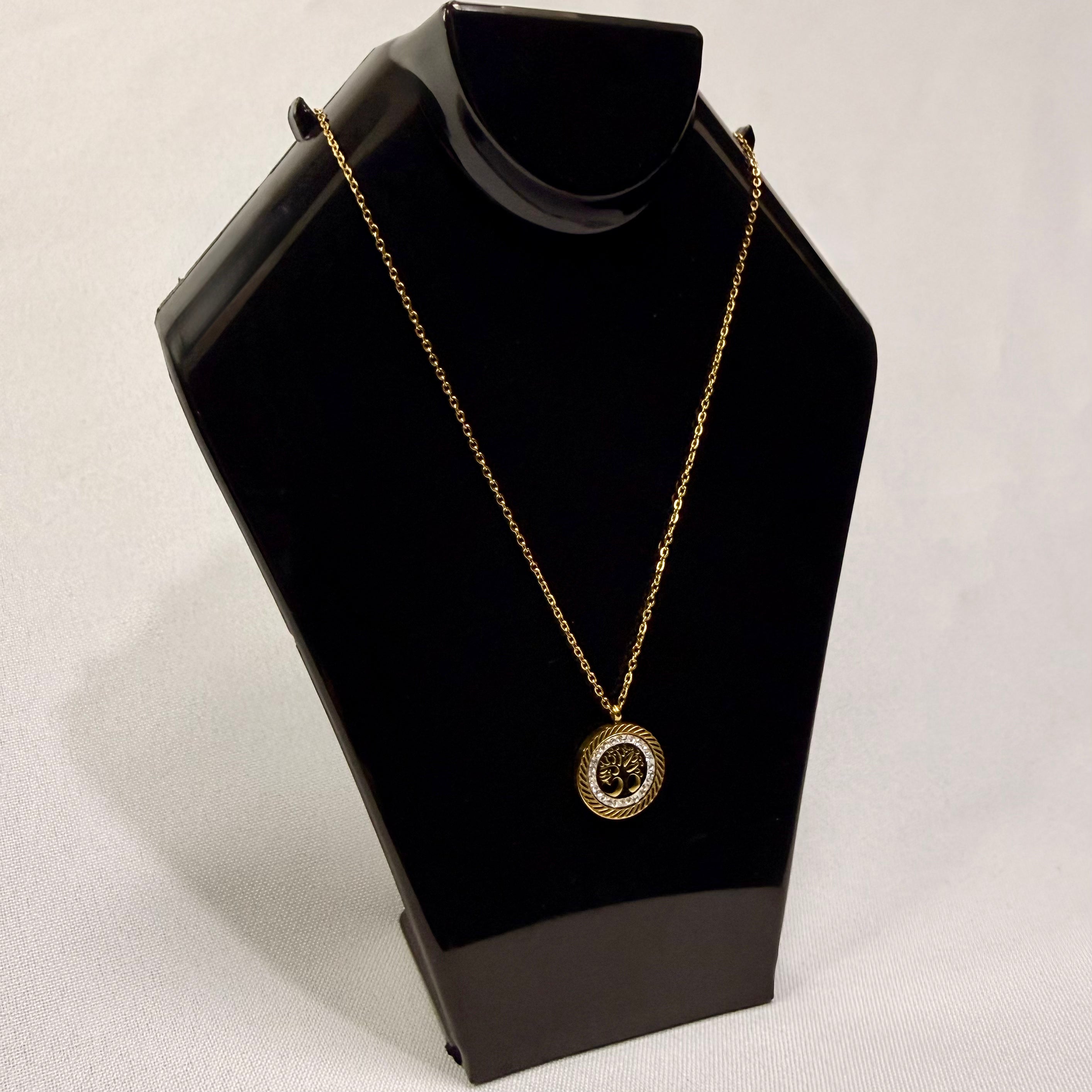 Cadena Aros Mujer + Dije Arbol De Vida