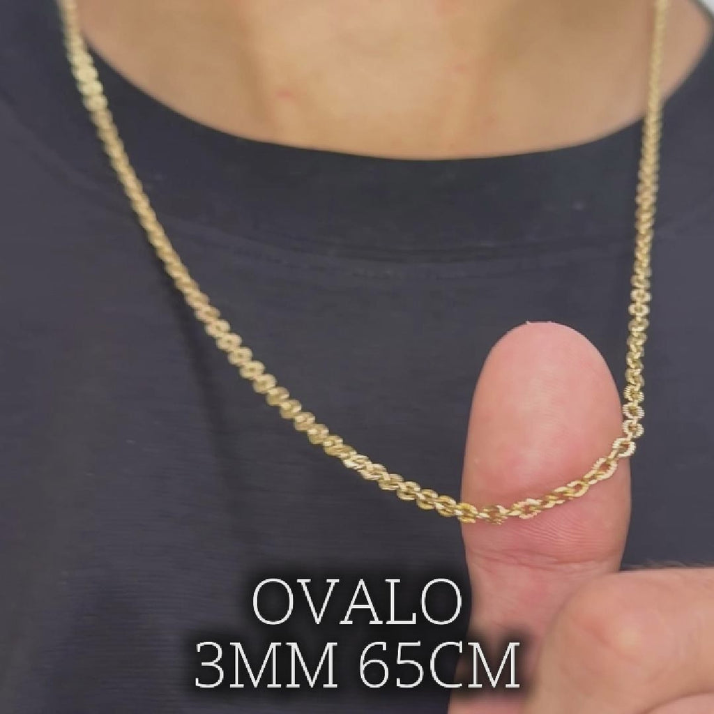 Cadena Ovalo Hombre